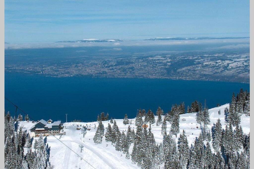Duplex En Station Vue Sur Lac Leman Толлон Экстерьер фото