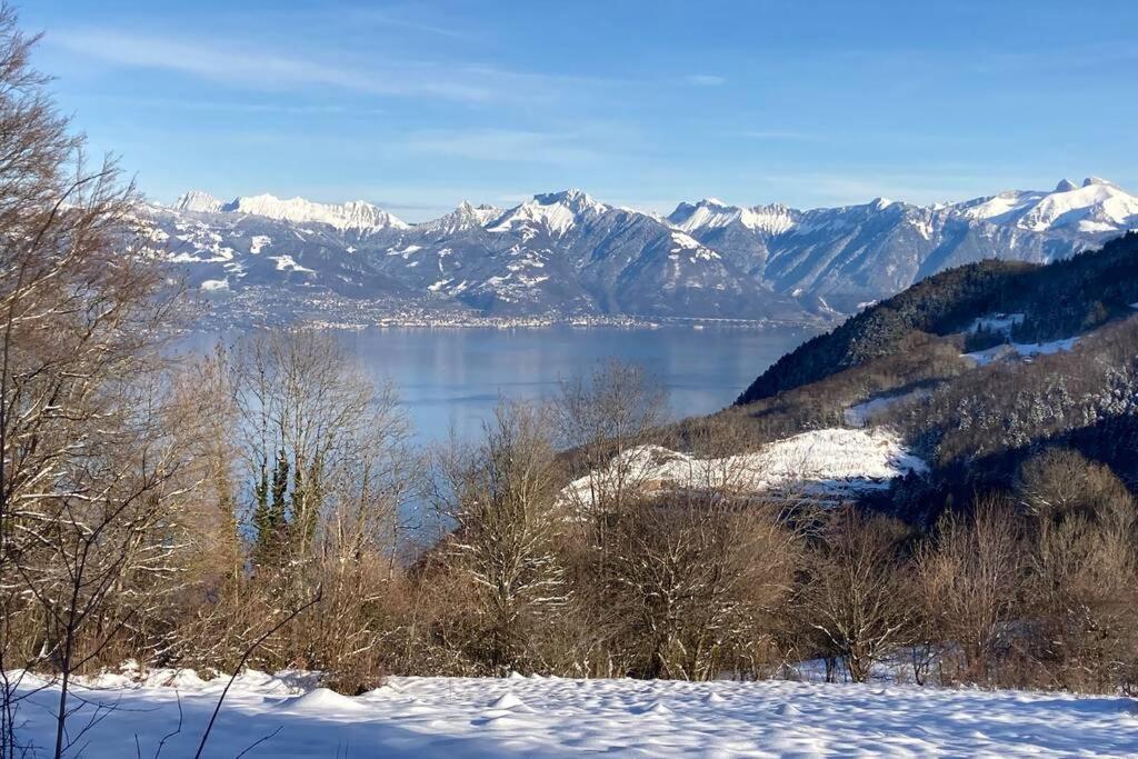 Duplex En Station Vue Sur Lac Leman Толлон Экстерьер фото